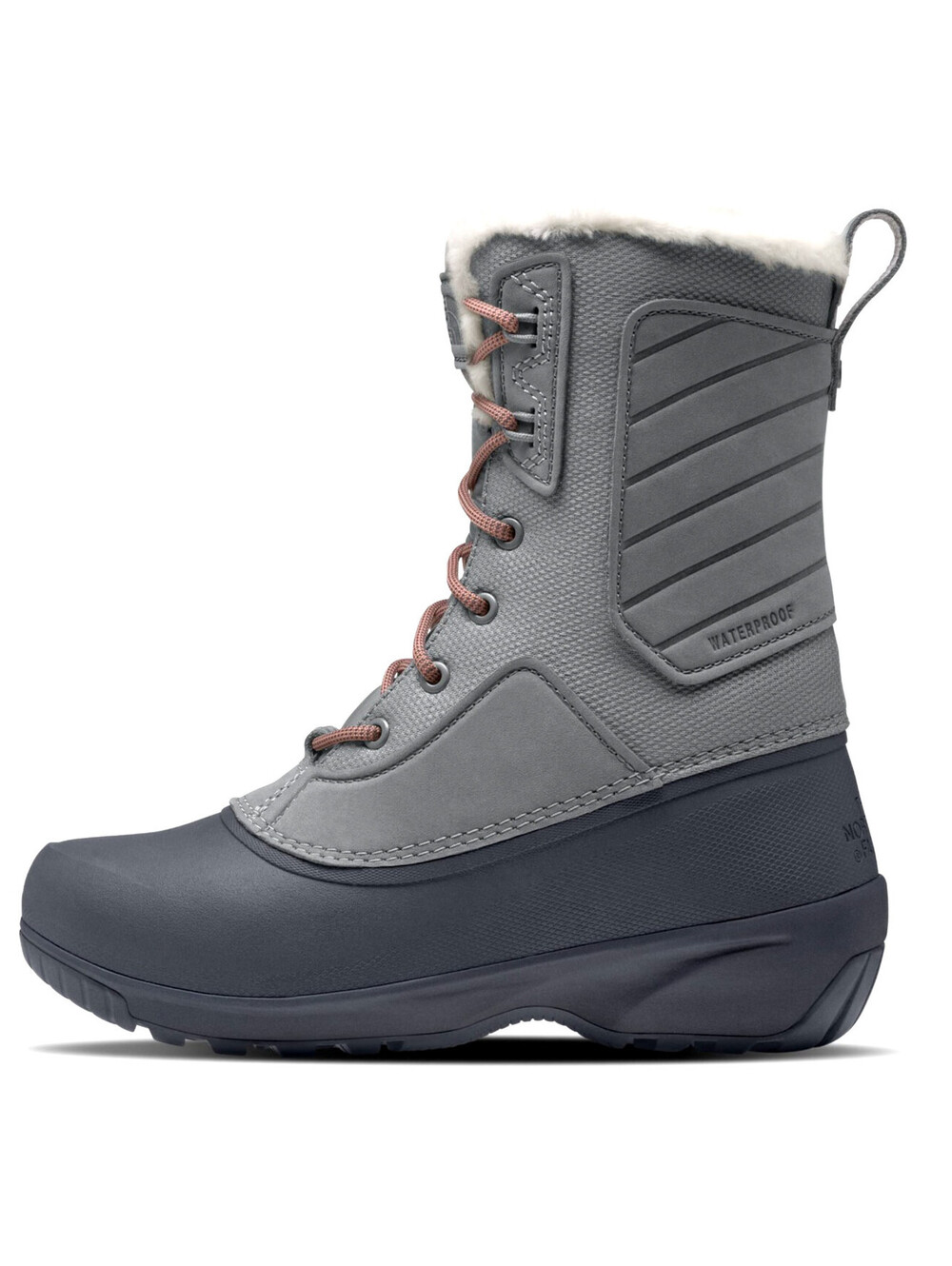 The North Face Shellista IV Mid WP Women's 9.5 Gray Waterproof Winter Boots NEW